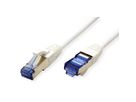 VALUE S/FTP Patch Cord Cat.6A (Class EA), white, 0.15 m