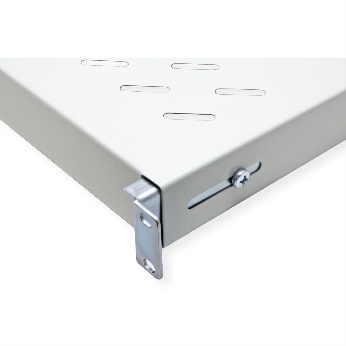 ROLINE 19-inch shelf 1 U, 500 T 50 kg grey