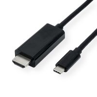 VALUE Type C - HDMI Cable, 4K, M/M, 1 m