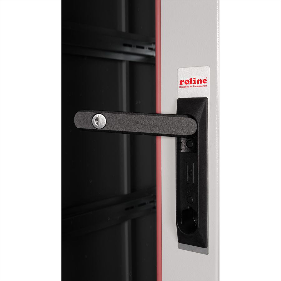 ROLINE 19-inch Network Cabinet Pro 42 U, 800x1000 WxD glass door grey
