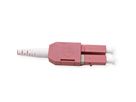 ROLINE Fibre Optic Jumper Cable, Duplex, 50/125µm, OM4, LC/LC, UNIBOOT, violet, 3 m