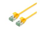 ROLINE RM U/FTP DataCenter Patch Cord Cat.6A (Class EA), slim, yellow, 0.3 m