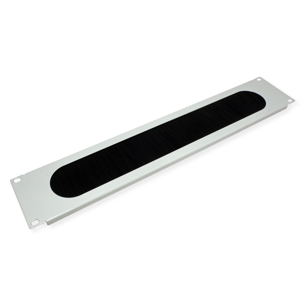VALUE 19" Cable Entry 2U with Brush Seal, grey