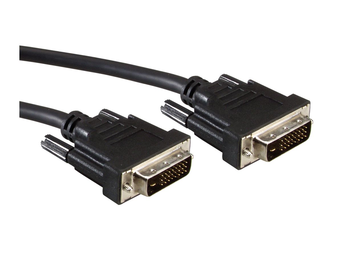 Monitor DVI Cable, DVI M - DVI M, (24+1) dual link, 2 m