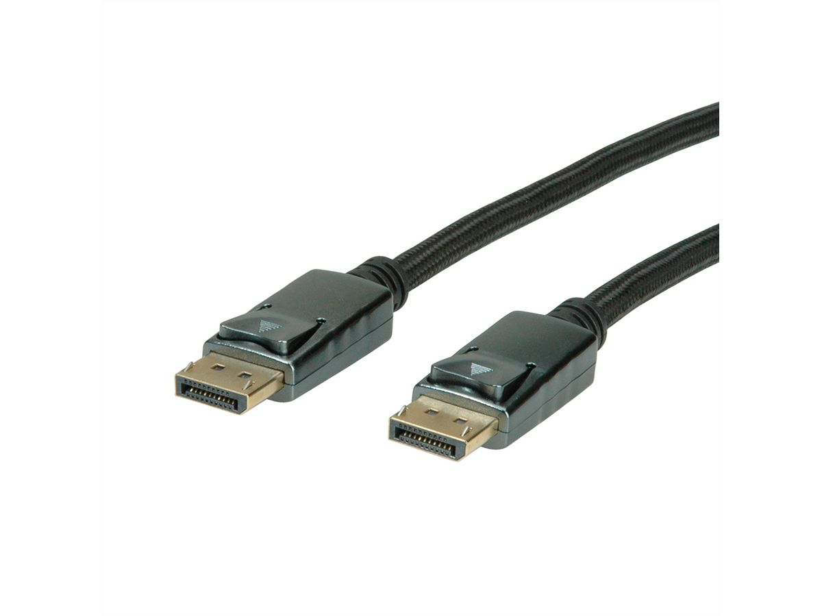 ROLINE DisplayPort Cable, DP-DP, v1.2, M/M, 1 m