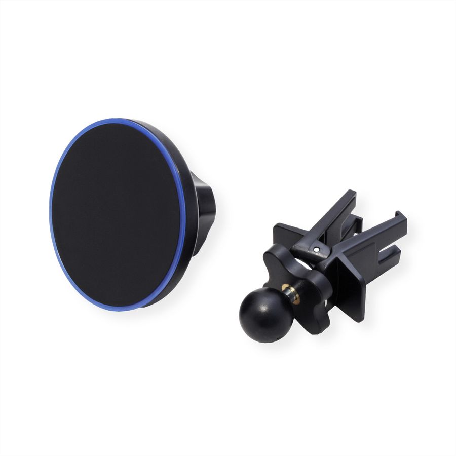 ROLINE Wireless Charger (15W) and Car Smartphone Holder, Magnetic