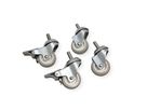 ROLINE Swivel castors for wall housing, 250kg