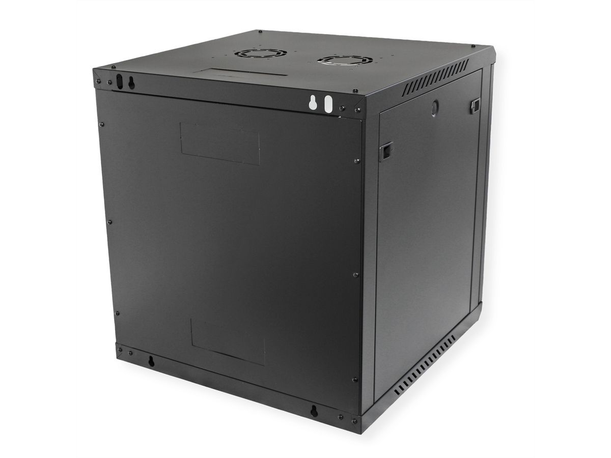 ROLINE 19" Wall Cabinet Basic Plus 12U, 600x600 BxT black