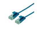 ROLINE RM UTP Data Center Patch Cord Cat.6A (Class EA), Slim, blue, 0.15 m
