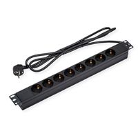VALUE 19" PDU for Cabinets, 8x, 4000W, CEE 7/7 German Type Plug, 1.8 m