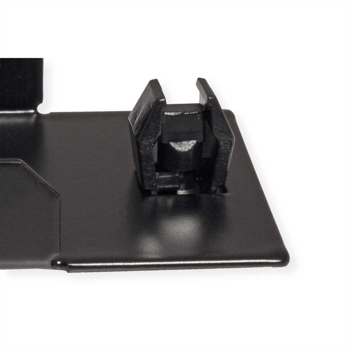 VALUE 19" Blank Panel, Snap-in, 1U, Metal, black