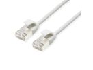 ROLINE U/FTP DataCenter Patch Cord Cat.6A (Class EA), LSOH, slim, white, 0.5 m
