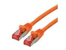 ROLINE S/FTP Patch Cord Cat.6 Component Level, LSOH, orange, 2 m