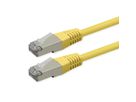 ROLINE S/FTP (PiMF) Patch Cord, Cat.6 (Class E), PoE, yellow, 5 m