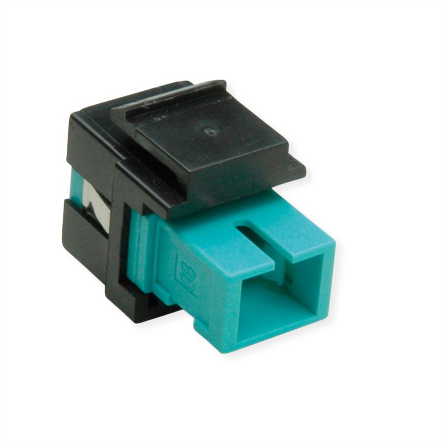 ROLINE Fiber Optic Keystone Jack, SC Simplex, Multimode, OM3