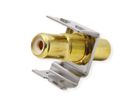 ROLINE RCA Keystone Coupler, Metal, Shielded, white