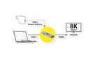 ROLINE GOLD Type C - HDMI Adapter, F/F, with PD (60W)