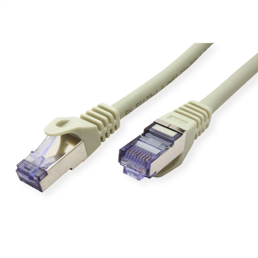 ROLINE S/FTP Patch Cord Cat.6A, Component Level, LSOH, grey, 2 m