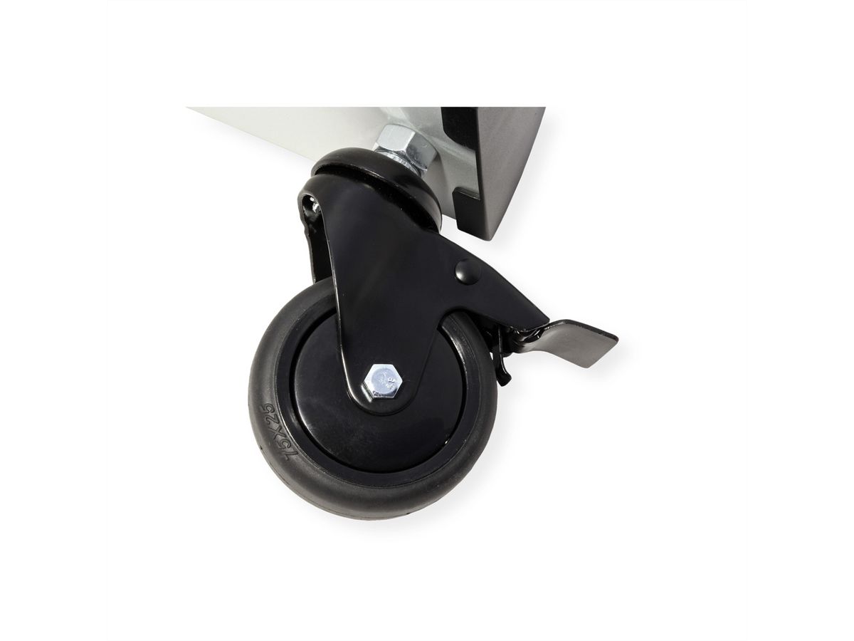 ROLINE LCD/TV Mobile Cart, up to 100 kg, silver