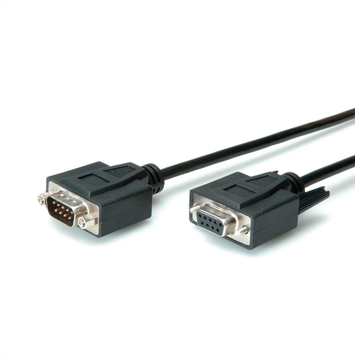 VALUE RS232 Cable, DB9 M - F, 1 m