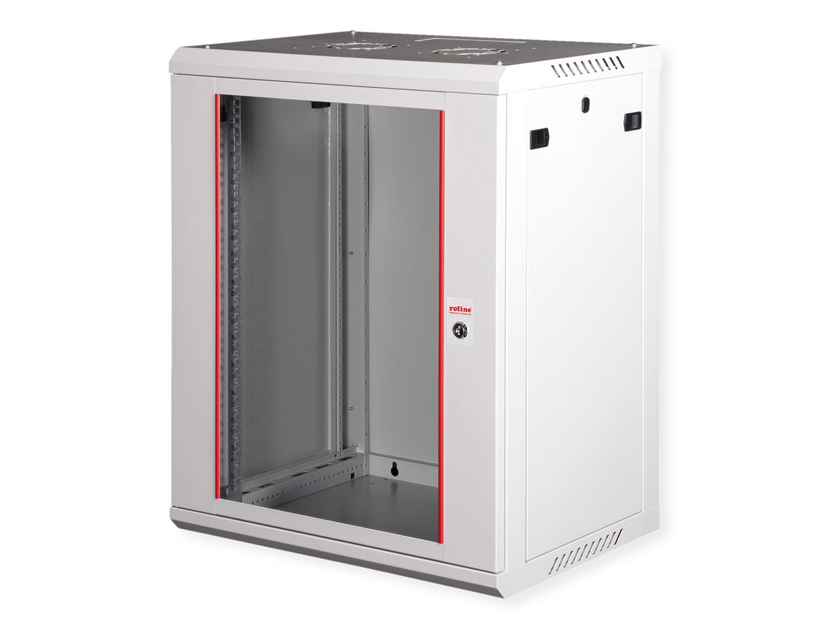 ROLINE 19" Wall Cabinet Basic Plus 18U, 600x450 BxT grey