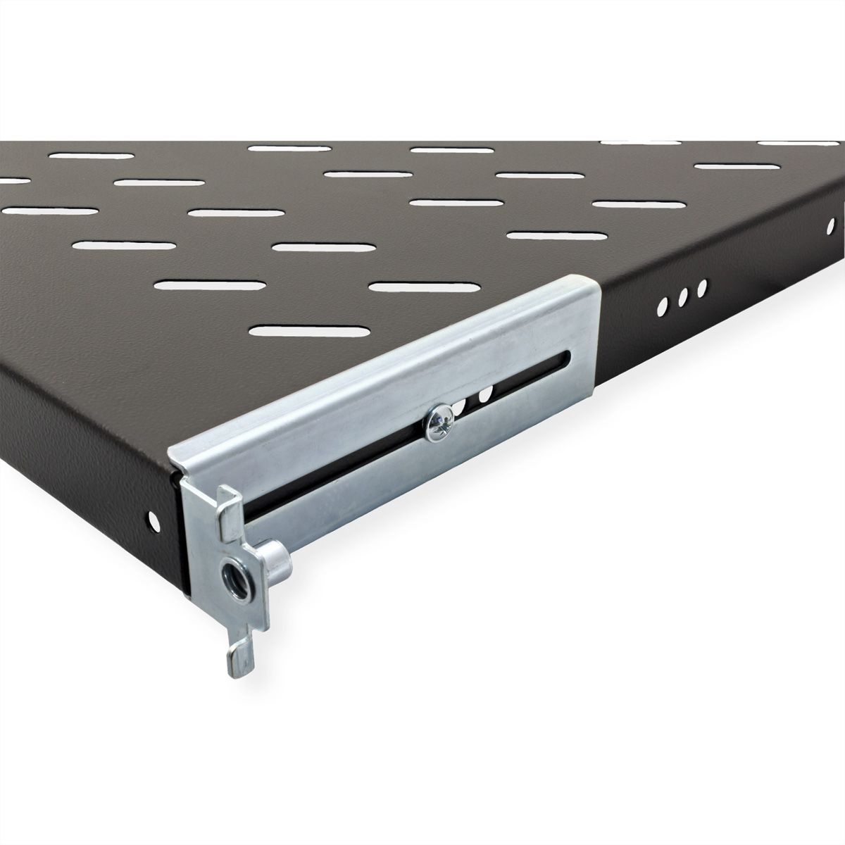 ROLINE 19-inch shelf 1 U, 770 T 50 kg black