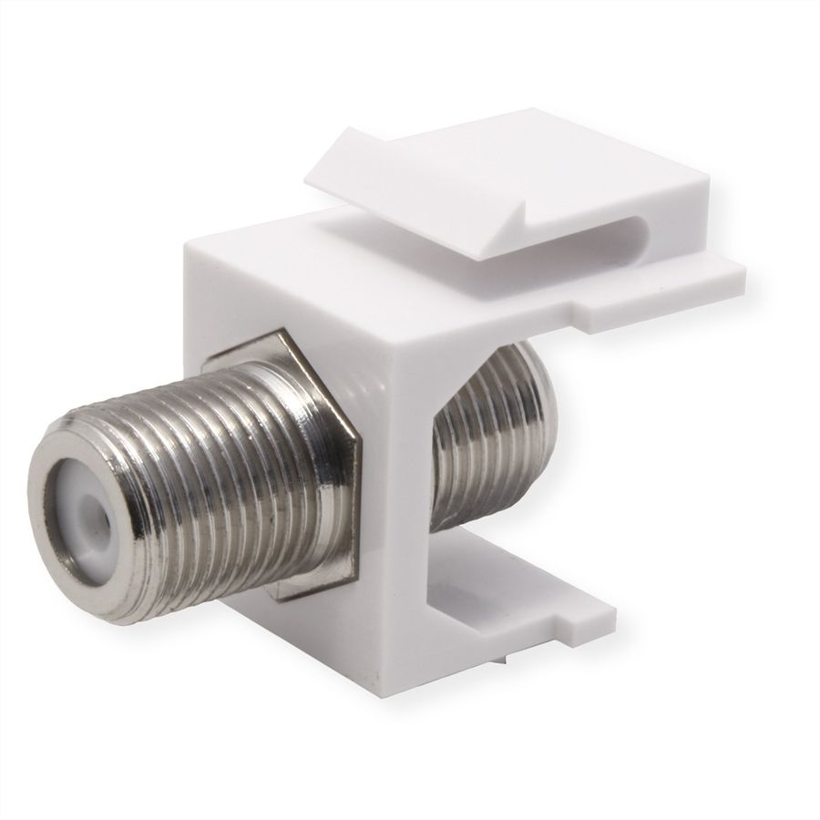 VALUE F-Type Keystone Coupler, Plastic
