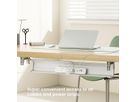 ROLINE Cable Organizer, Under Desk Mount, white, 85.8 cm