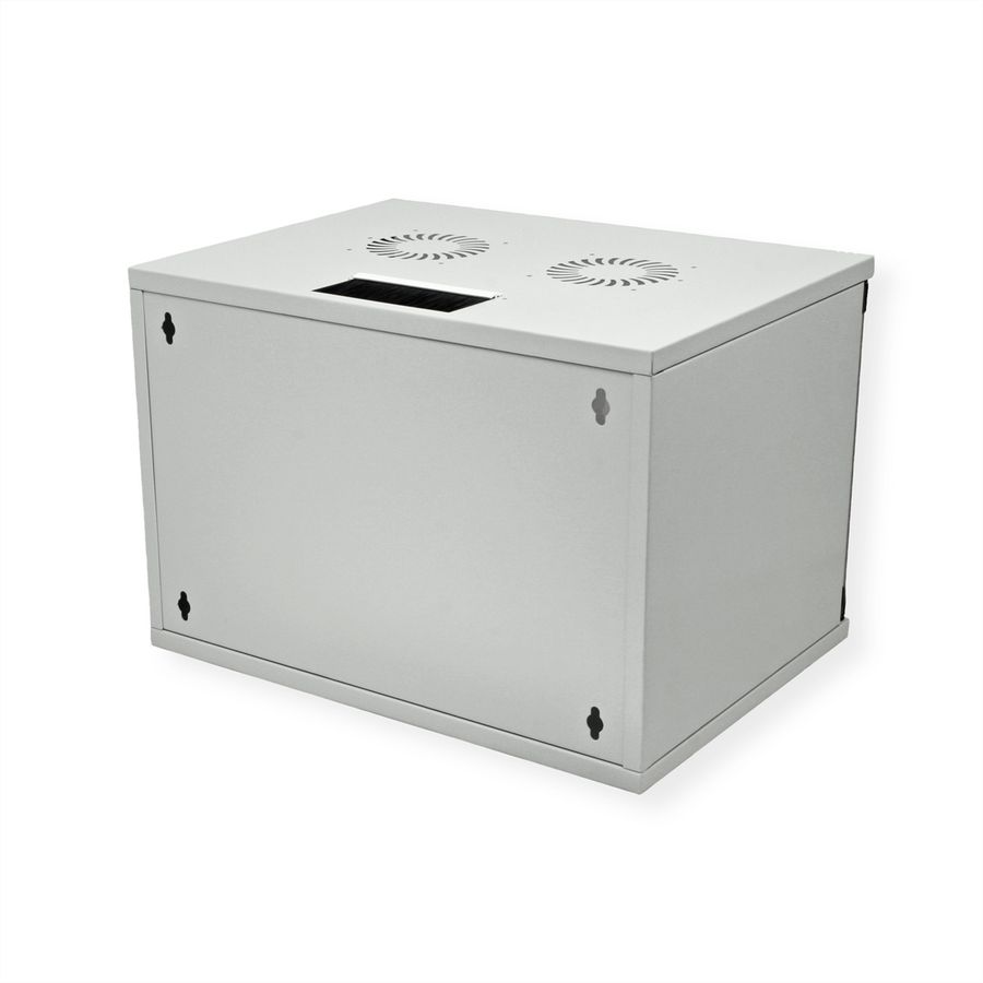 ROLINE 19-inch wall-mounted housing Basic 7 U, 540x400 WxD kit grey