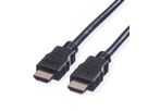 VALUE HDMI High Speed Cable + Ethernet, M/M, black, 1 m