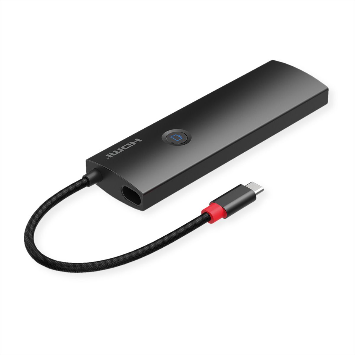 ROLINE USB 3.2 Gen 2 Type C Docking Station, HDMI 4K60, USB 3.2 Gen2, USB-C PD, LAN, SD-Card Reader