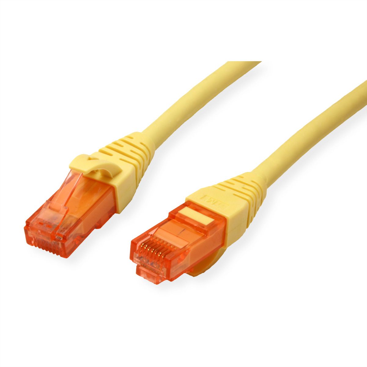 ROLINE UTP Cable Cat.6 Component Level, LSOH, yellow, 2 m