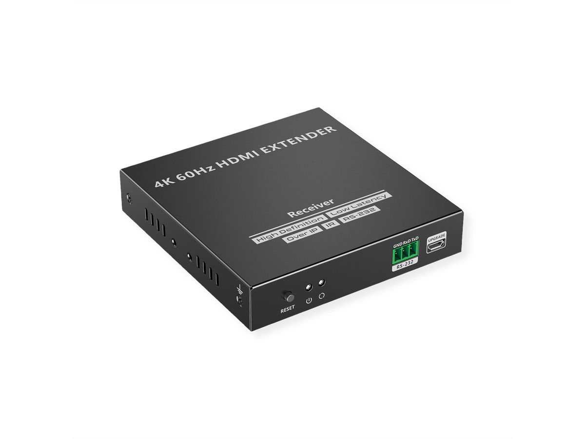 VALUE HDMI Extender, IPCOLOR over IP, 4K60Hz, 120 m