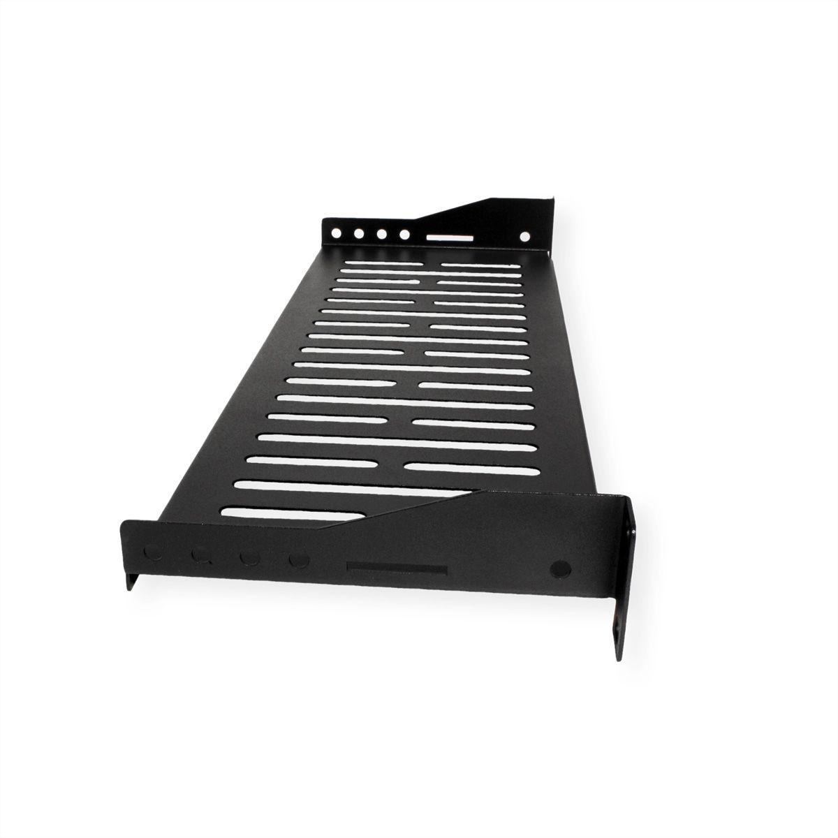 VALUE 19"-Fixed Shelf, 485 x 150mm, max. 10 kg, 1U, black