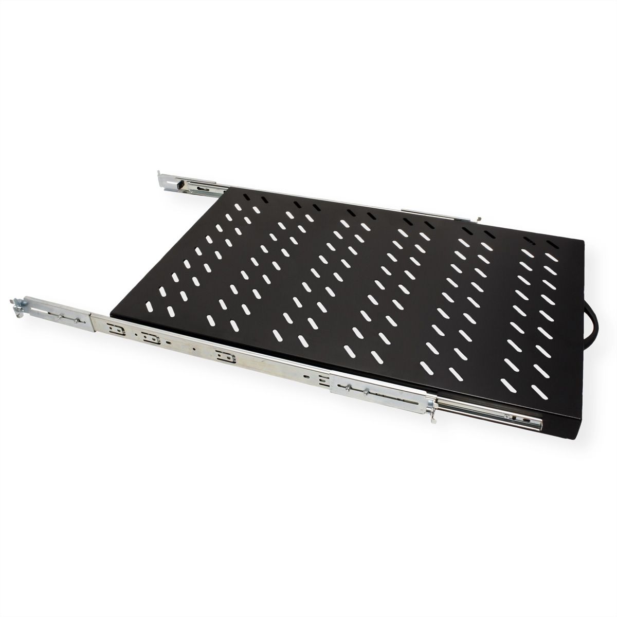 VALUE 19" 1U Extendable Sliding Shelf for Cabinets, 420 x 700 mm, max. load 25 kg