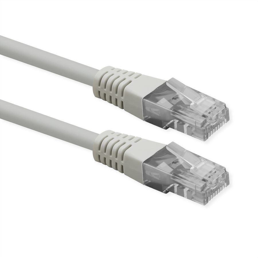 ROLINE UTP Patch Cord, Cat.6 (Class E), PoE, white, 5 m