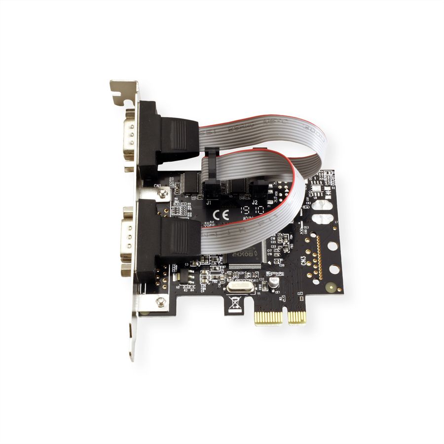 VALUE PCI-Express Adapter, 2x Serial RS232 D-Sub 9 Ports