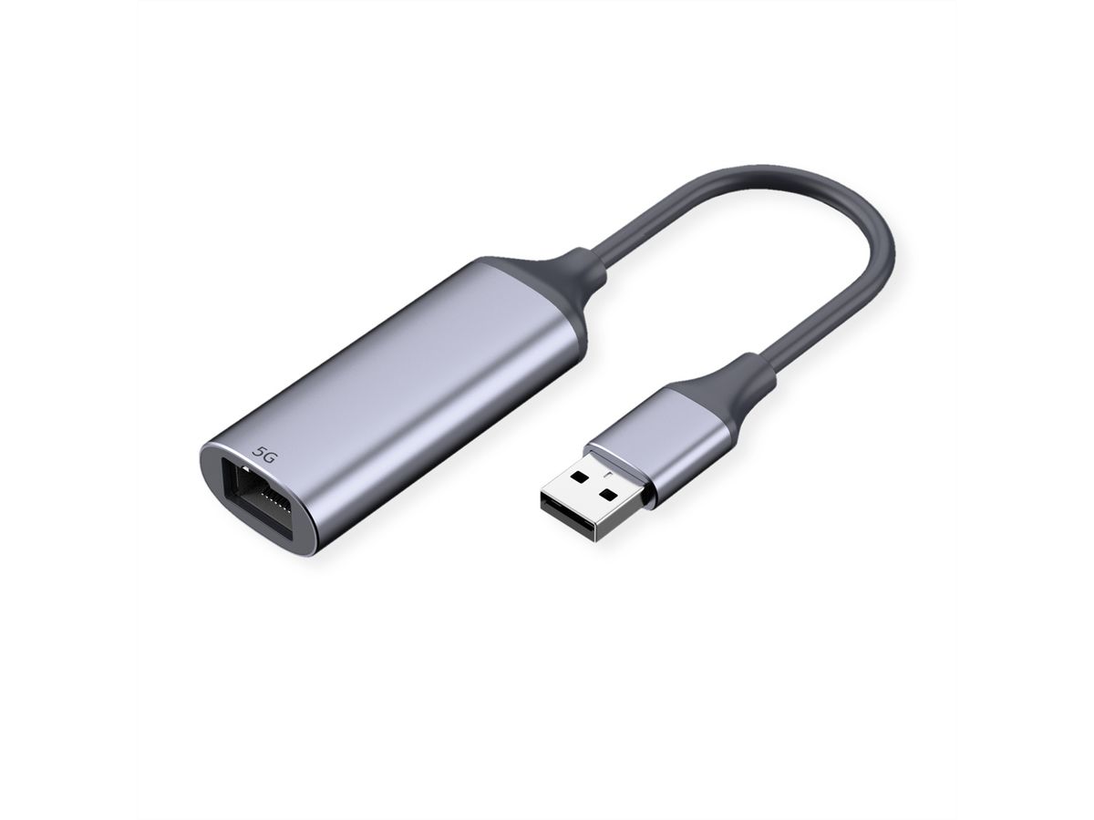 VALUE USB 3.2 Gen 2 Type A to 5 Gigabit, Ethernet Converter