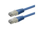 ROLINE S/FTP (PiMF) Patch Cord, Cat.6 (Class E), PoE, blue, 5 m