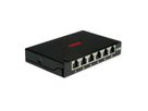 ROLINE Mini Patchpanel, Cat.6A/Cl.EA, 0.5U, 6x RJ45 ports, shielded, black