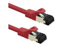 VALUE S/FTP Patch Cord Cat.8 (Class I), stranded, LSOH, red, 2 m