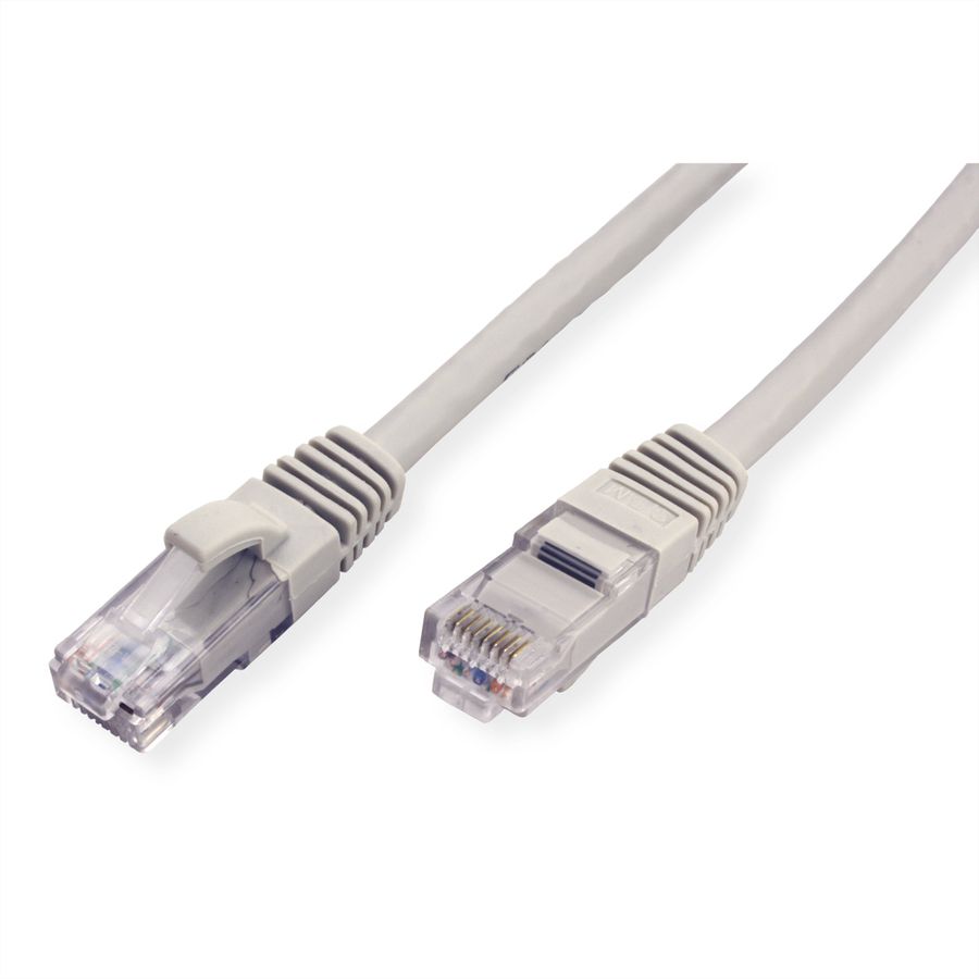 VALUE UTP Patch Cord Cat.6A (Class EA), grey, 1 m