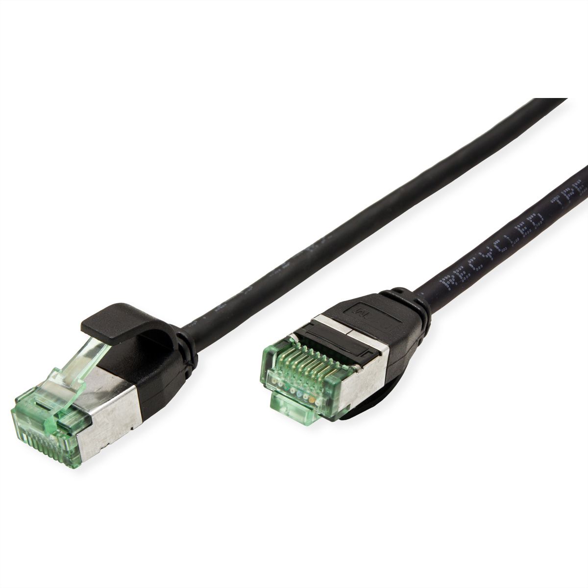 ROLINE RM U/FTP DataCenter Patch Cord Cat.6A (Class EA), slim, black, 2 m