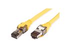 ROLINE S/FTP Patch Cord Cat.8 (Class I), stranded, LSOH, yellow, 2 m