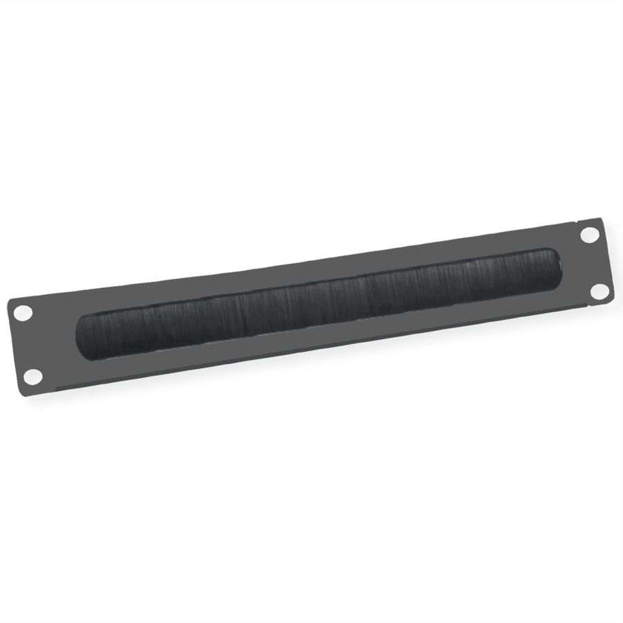 VALUE 19" Cable Entry 2U with Brush Seal, black