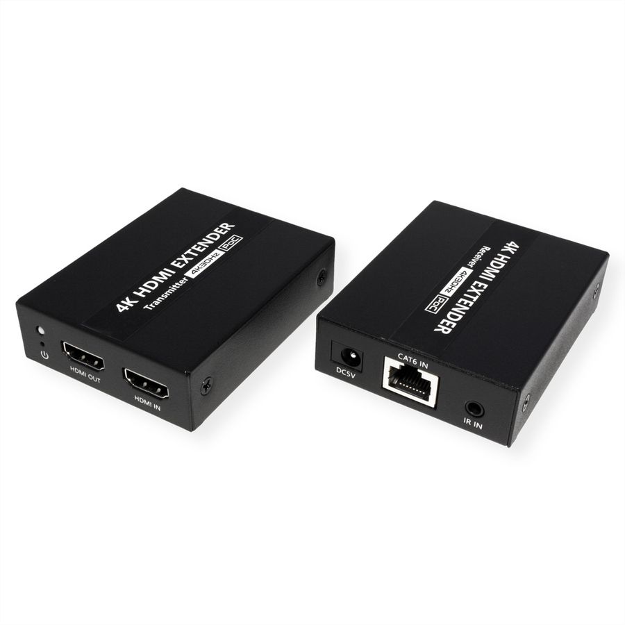 VALUE HDMI Extender via Cat.6A, 4K@30Hz, 40m