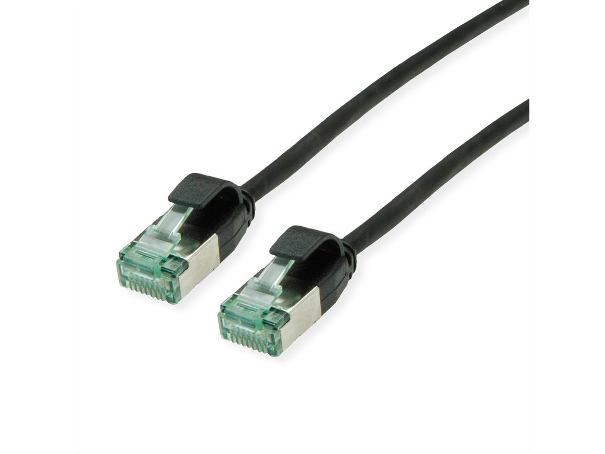ROLINE RM U/FTP DataCenter Patch Cord Cat.6A (Class EA), slim, black, 3 m