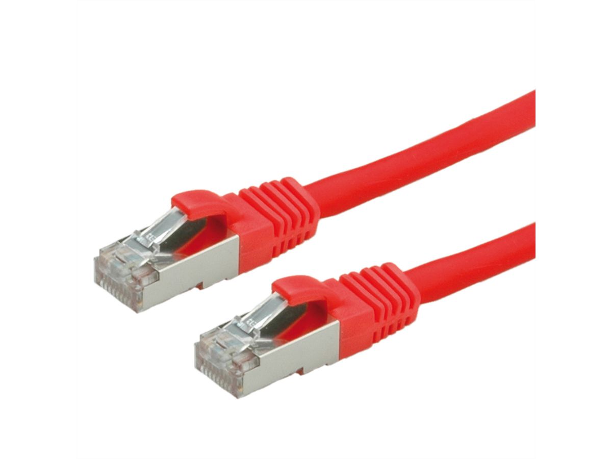 CAT 7 S-FTP patch cable, LSZH – Red