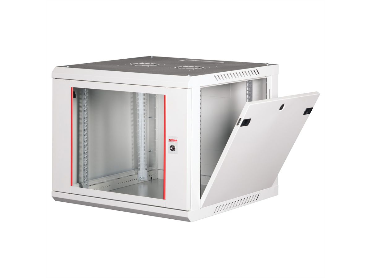 ROLINE 19" Wall Cabinet Basic Plus 9U, 600x600 BxT grey