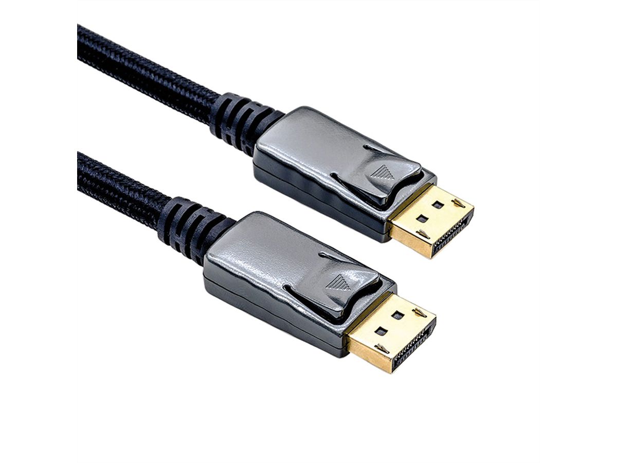 ROLINE DisplayPort Cable, DP-DP, v1.2, M/M, 1.5 m